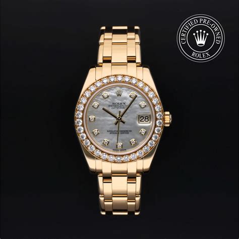 goldene rolex pearlmaster